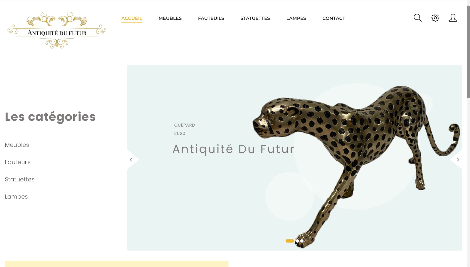 Site web Antiquité Du Futur