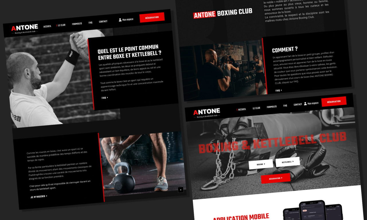 SIte internet Antoine Boxing Club